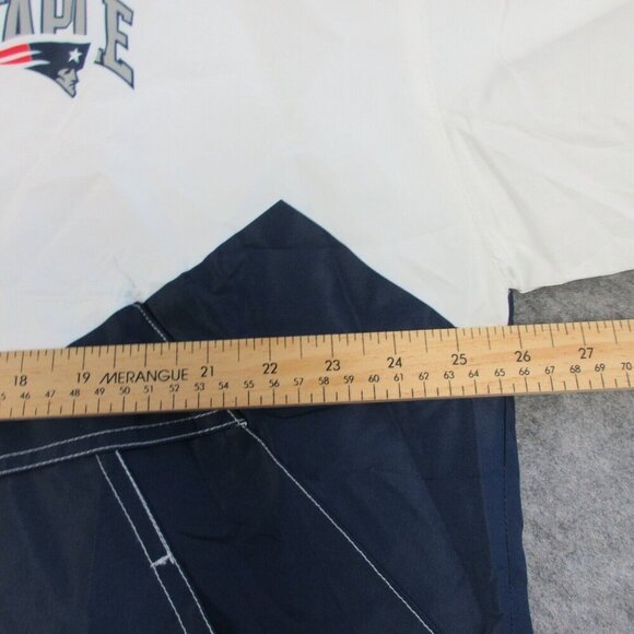 NFL New England Patriots x Staple Navy Print 1/4 Zip Windbreaker Jacket XL 406 - Picture 14 of 15